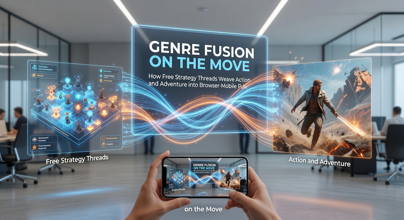 Mobile device screen showing adventure story elements merged with strategy planning in a free puzzle game interface