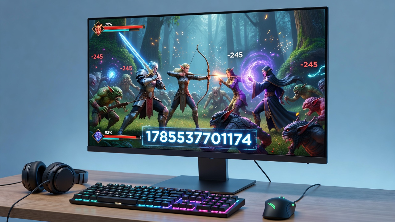 Diverse group of gamers accessing online titles via cloud services on varied devices