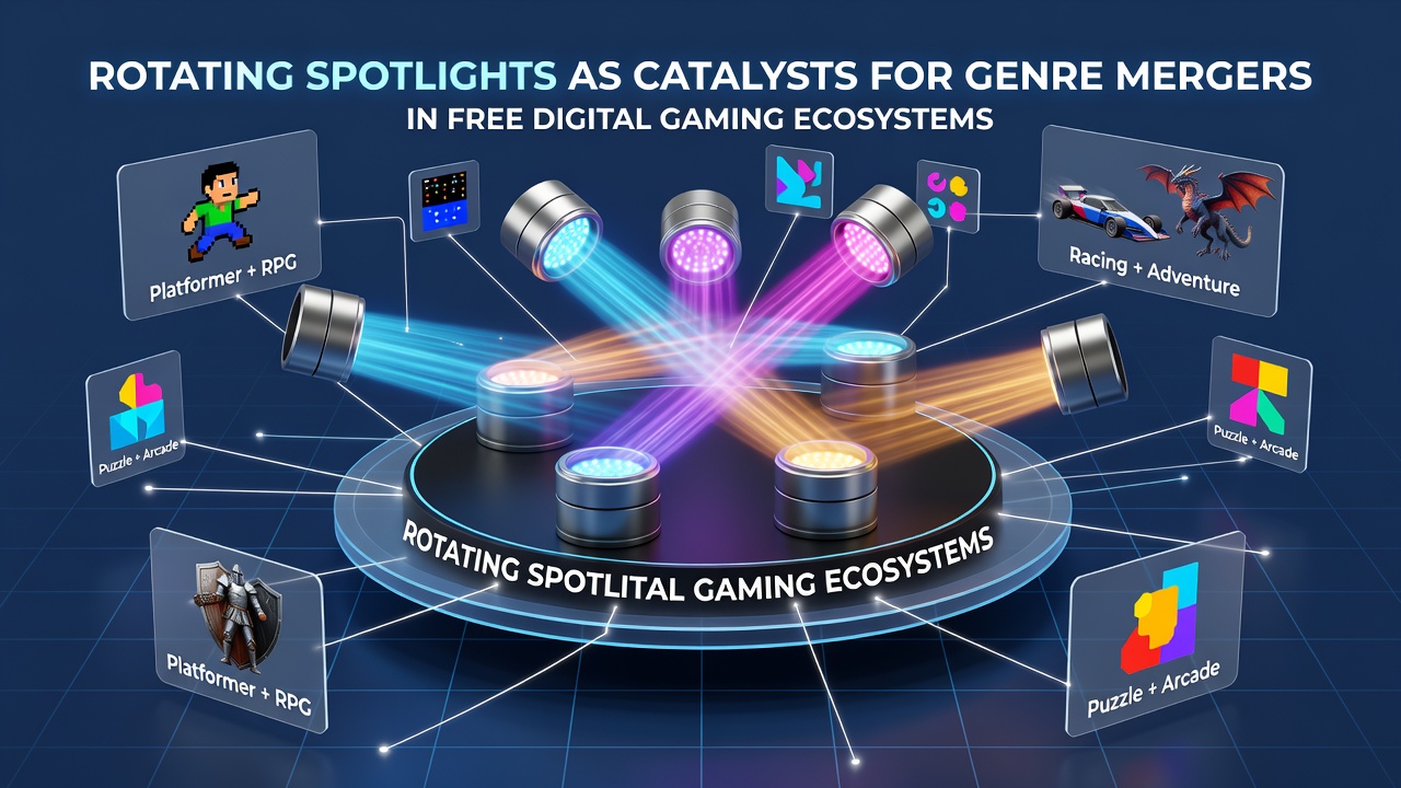 Players engaging with genre-merged free games on multiple devices