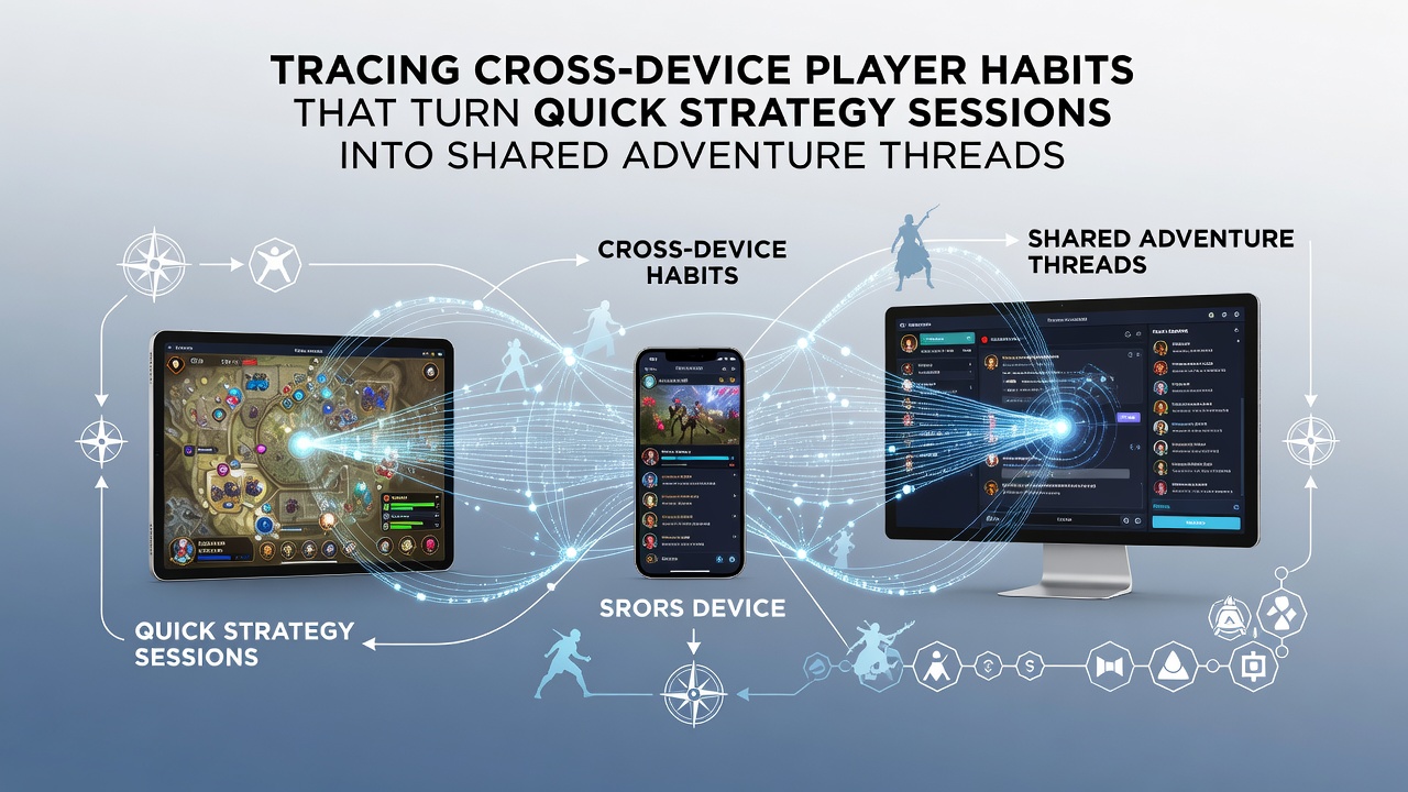 Multiple users collaborating on a shared adventure map across different devices